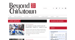 Desktop Screenshot of beyondchinatown.com